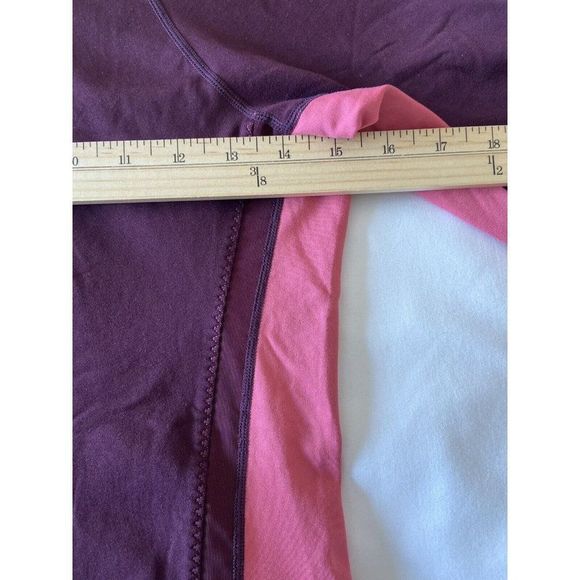 MNG womens activewear 1/4 zip  up pull over red thumb hole size M - Picture 2 of 11